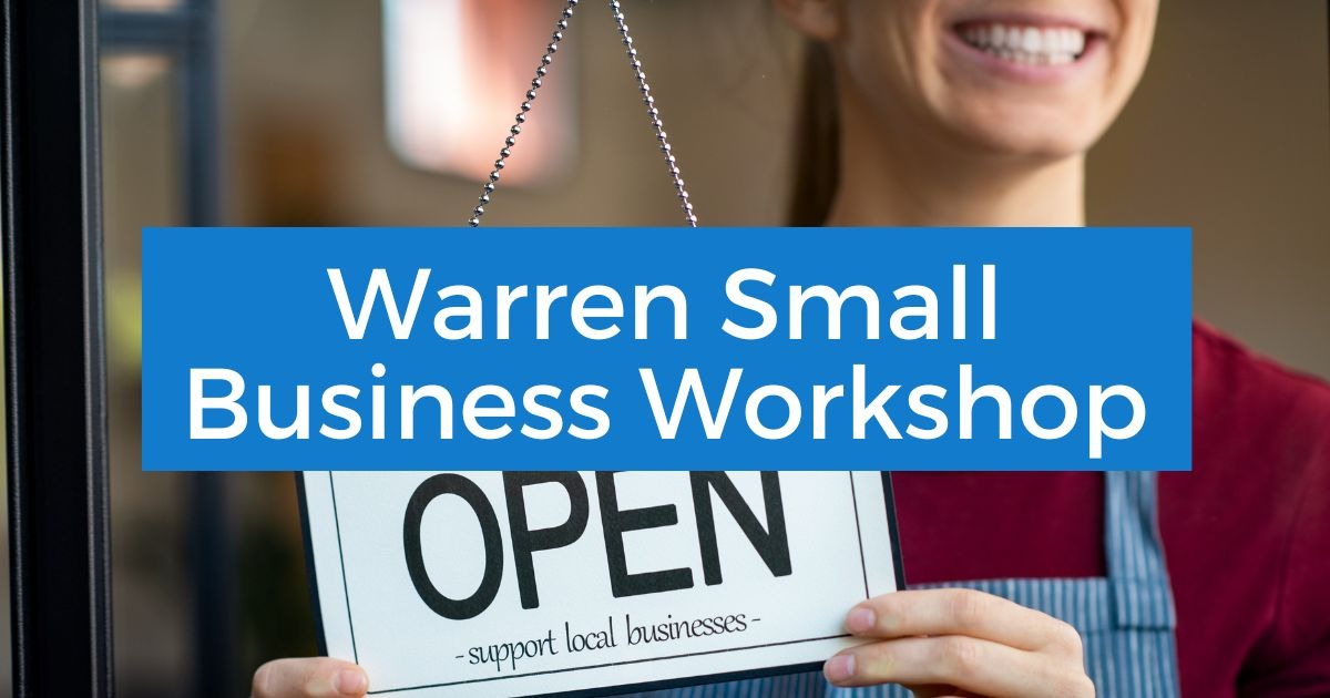 Warren Small Business Workshop - Post Image